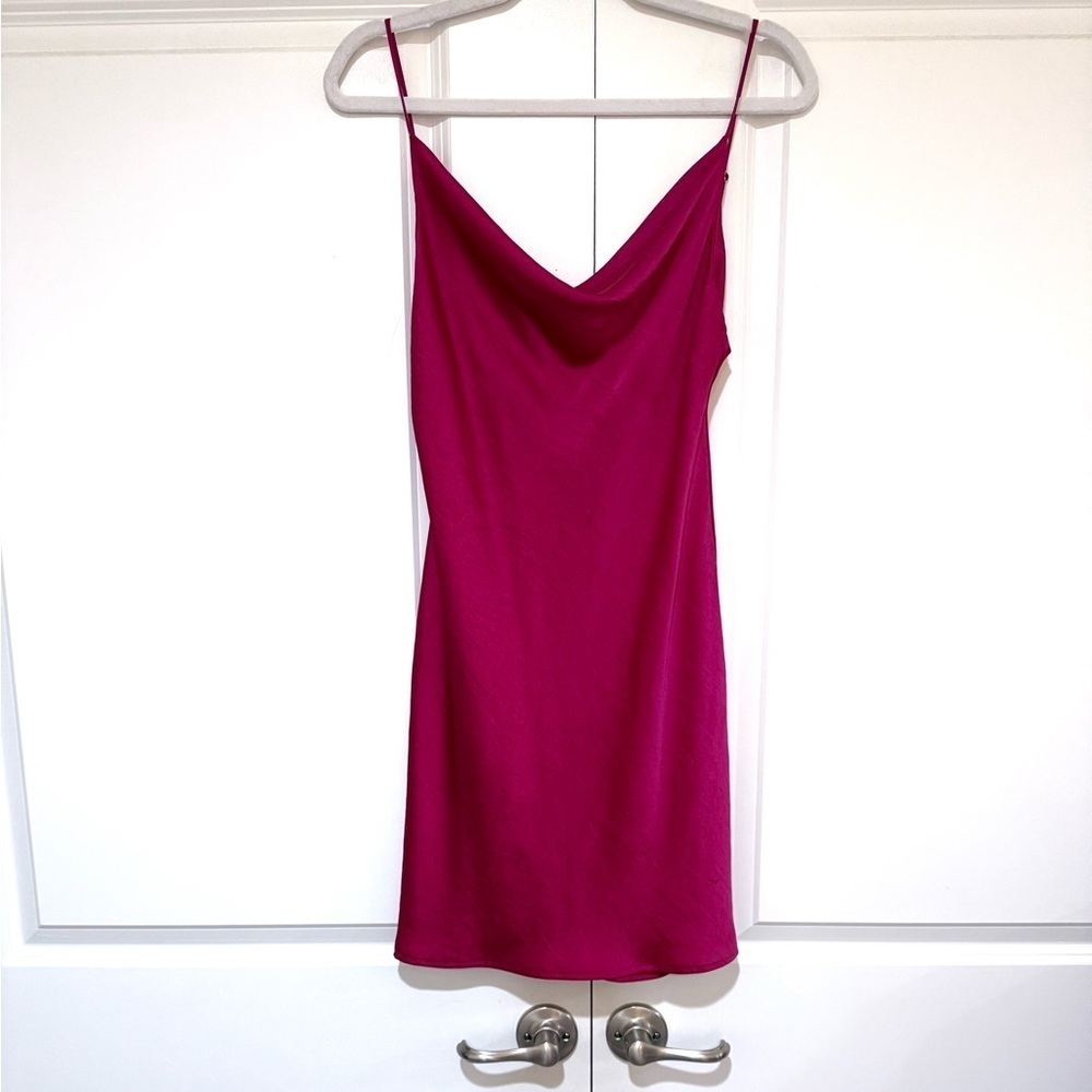 Vibrant Pink/Rose Slip Dress